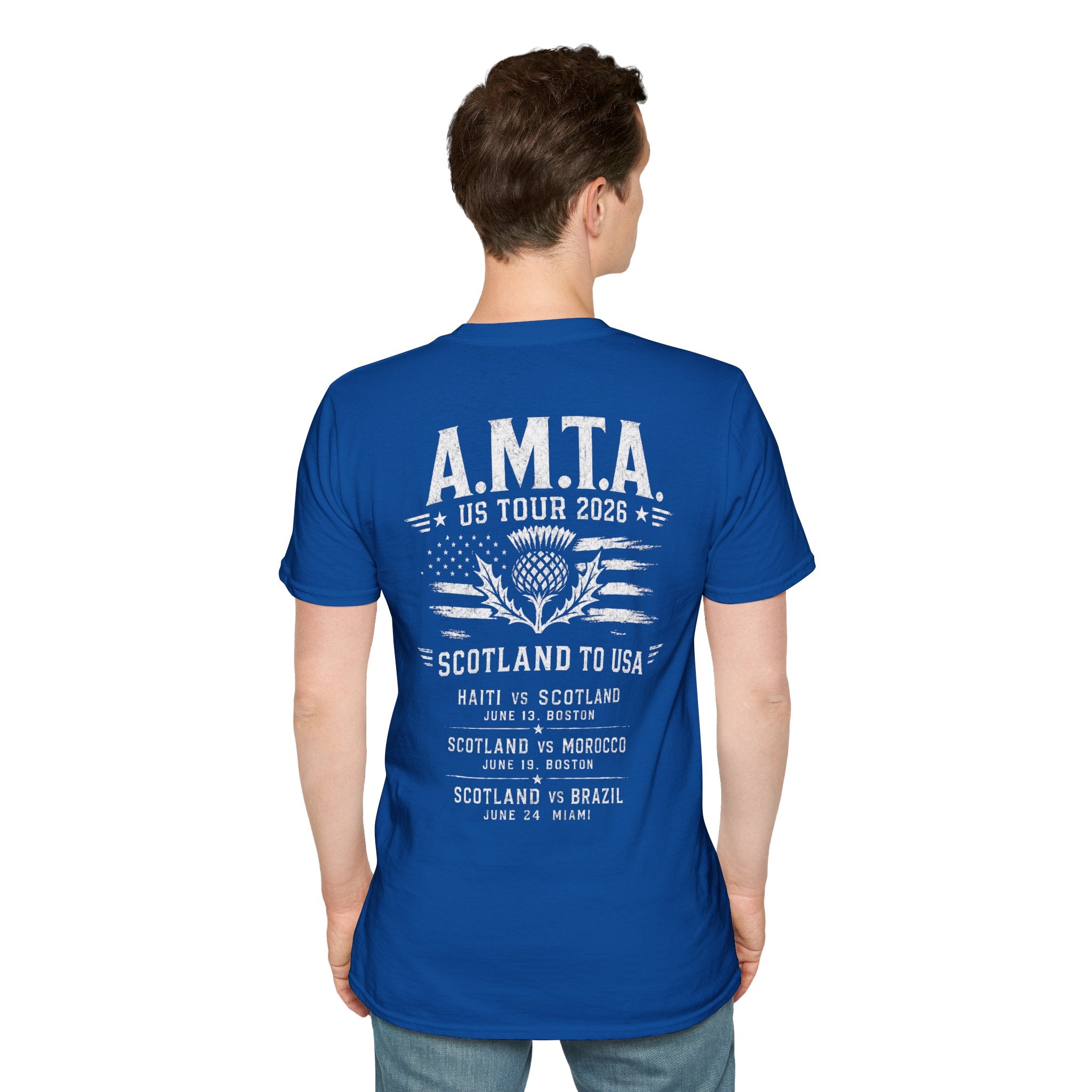 A.M.T.A.  Scotland to USA 2026 Tee