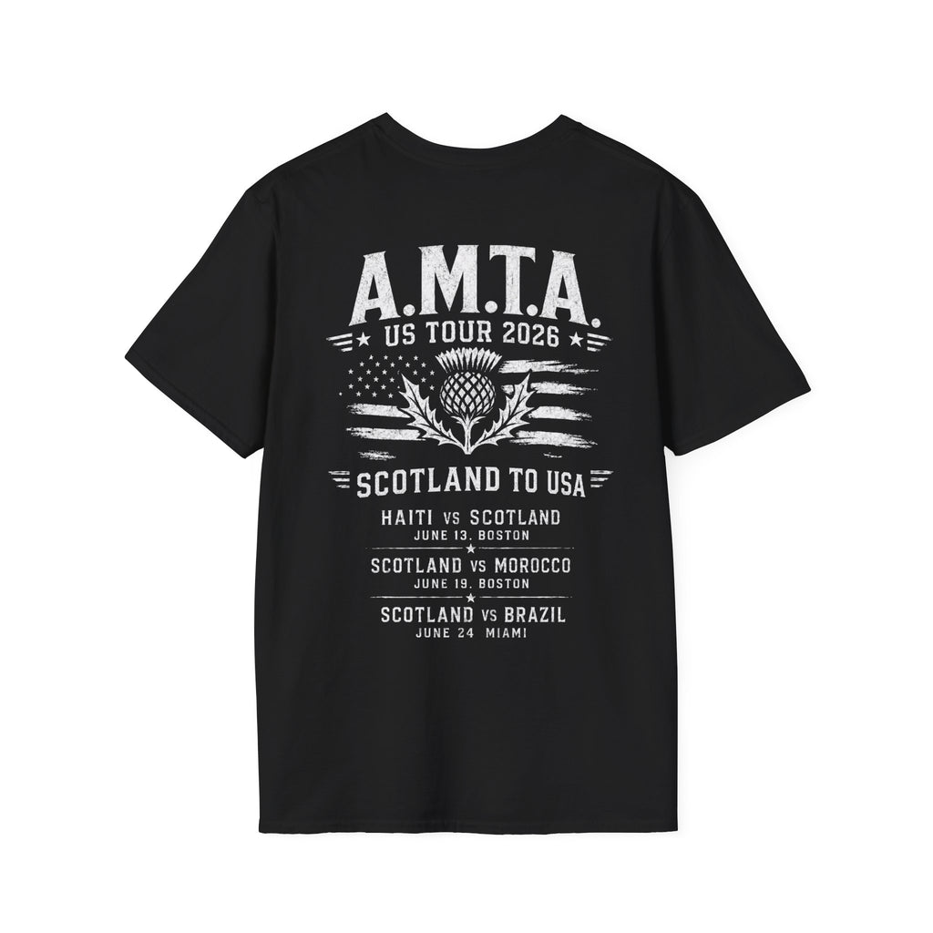 A.M.T.A.  Scotland to USA 2026 Tee