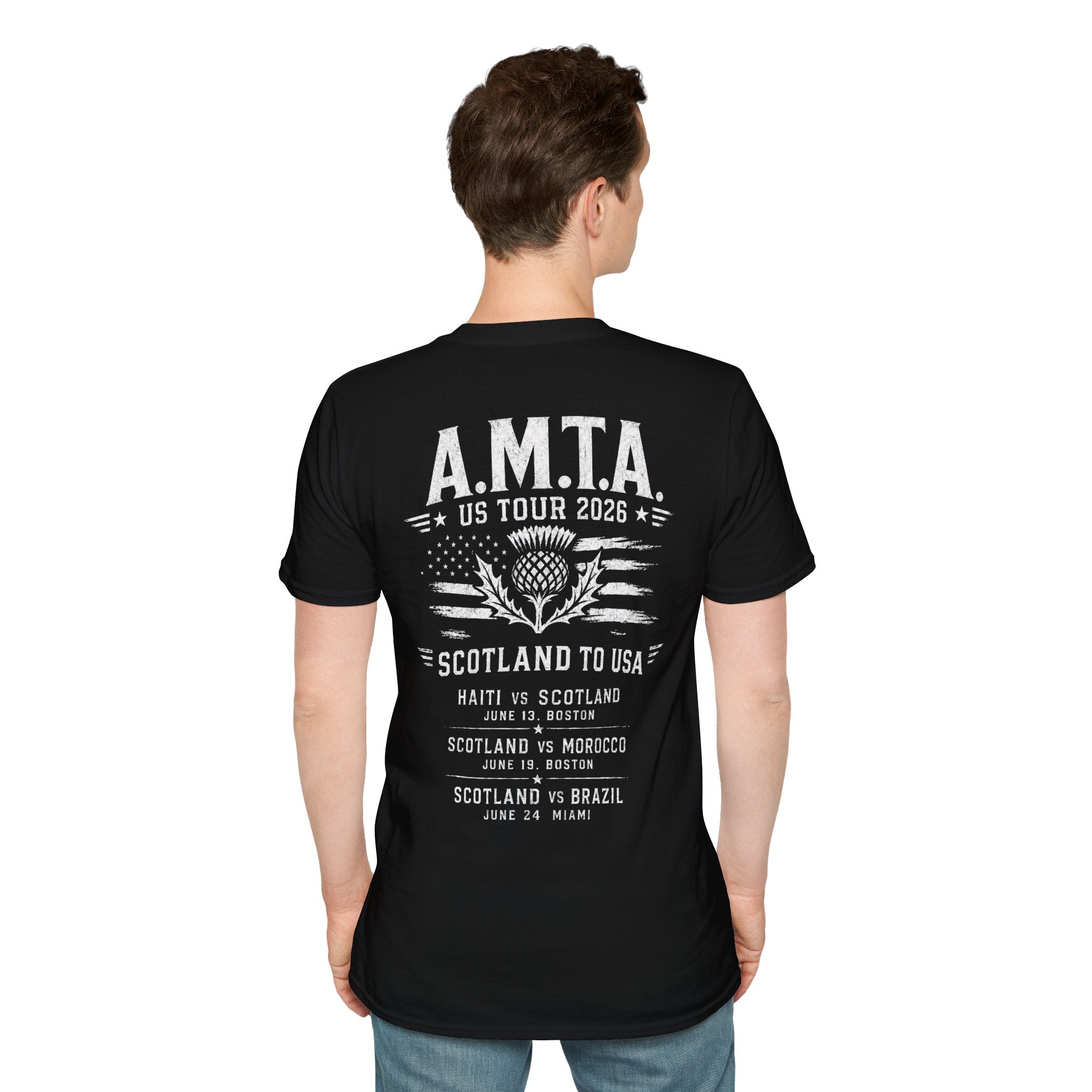 A.M.T.A.  Scotland to USA 2026 Tee