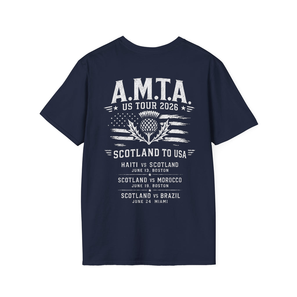 A.M.T.A.  Scotland to USA 2026 Tee