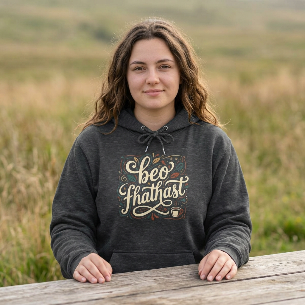 Beò Fhathast Coffee Hoodie