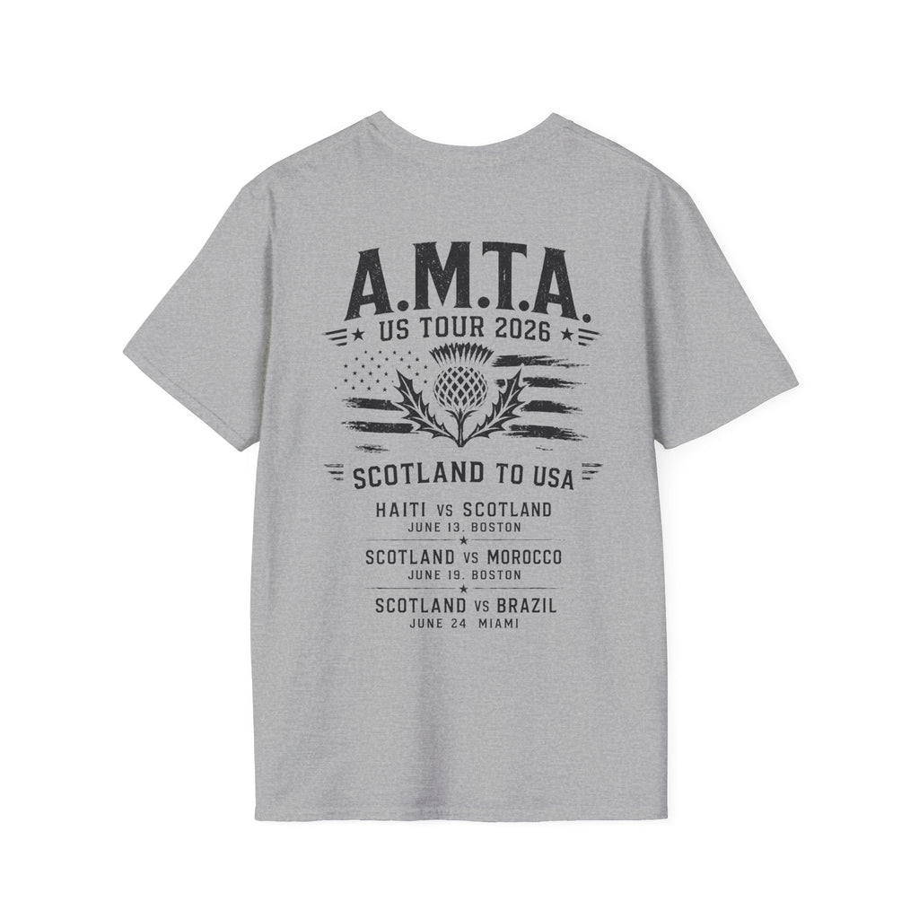 A.M.T.A.  Scotland to USA 2026 Tee