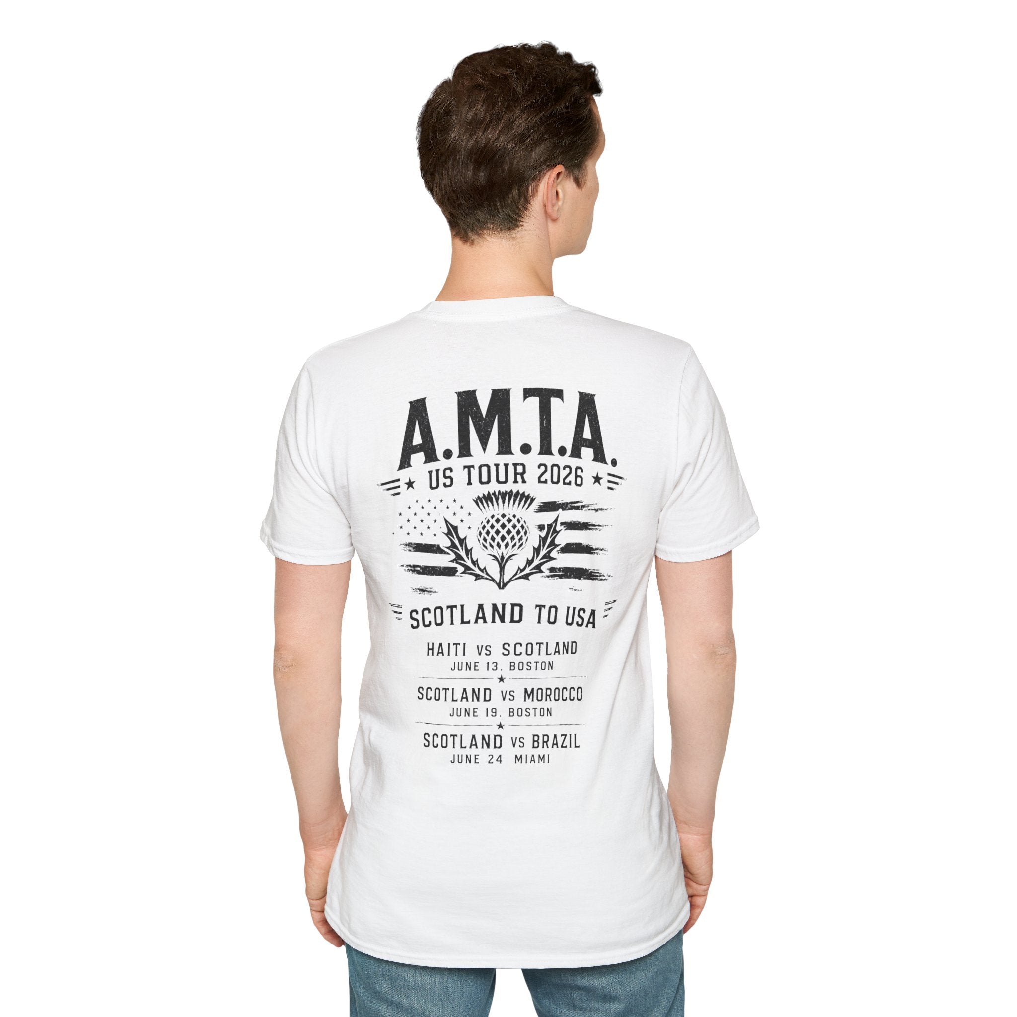 A.M.T.A.  Scotland to USA 2026 Tee
